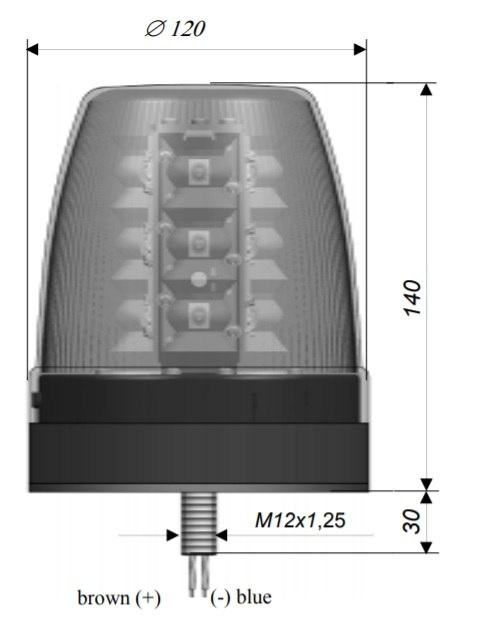 Lampa pojedyncza LBL-20K 2K DUAL KOLOR