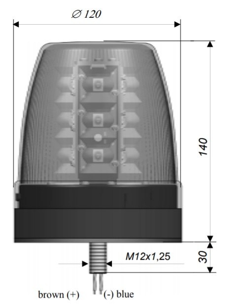 ELEKTRA LBL-C ICAO typ C lampa pojedyncza