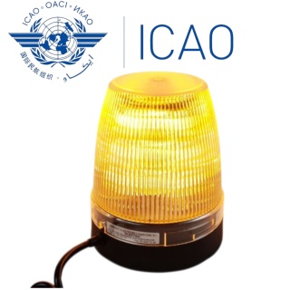Lampa pojedyncza LBL-C pomarańczowa ICAO typ C
